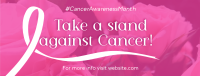Fight Against Cancer Facebook cover Image Preview