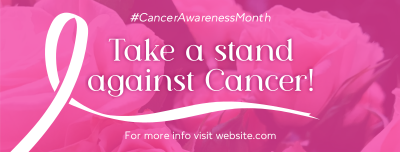 Fight Against Cancer Facebook cover Image Preview
