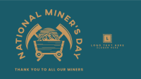 Miners Day Celebration Facebook Event Cover Design