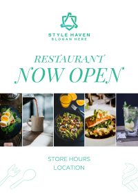 Restaurant Open Poster Image Preview