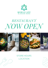 Restaurant Open Poster Image Preview