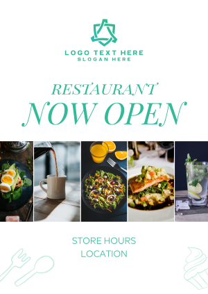 Restaurant Open Poster Image Preview