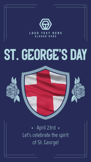 St. George's Day Celebration Facebook story Image Preview