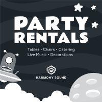Party Rentals For Kids Instagram post Image Preview