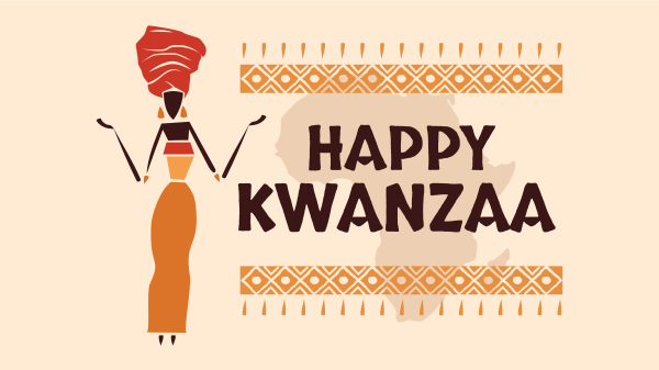 Happy Kwanzaa Celebration  Facebook Event Cover Design