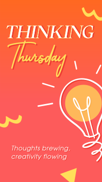 Thinking Thursday Thoughts YouTube Short Design