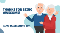 Awesome Grandparents Facebook Event Cover Design