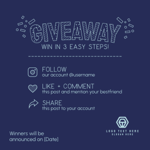 Confetti Giveaway Instagram post Image Preview