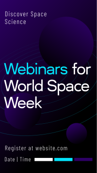 Space Week Webinar Instagram Reel Preview