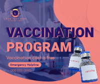 Vaccine Bottles Immunity Facebook Post Design