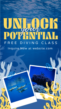 Free Diving Class Instagram Reel Preview