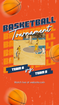 Basketball Game Tournament Instagram story Image Preview