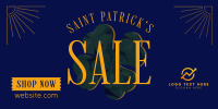 St. Patrick's Sale Clover Twitter Post Preview