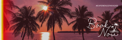 Sunset in Paradise Twitter header (cover) Image Preview
