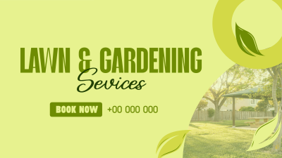 Professional Lawn Care Services Facebook event cover Image Preview