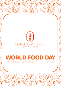 World Food Day Pattern Flyer Image Preview