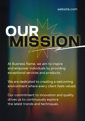 Creatives Company Mission Flyer Image Preview