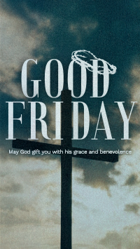 Crucifix Good Friday TikTok Video Image Preview