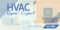 HVAC Repair Expert Twitter Post Design