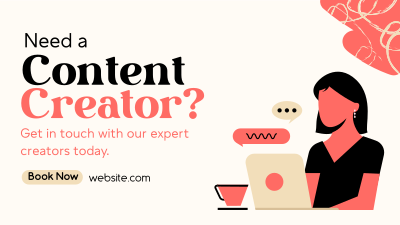 Need Content Creator Facebook event cover Image Preview