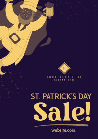 St. Patrick's Greeting Promo Sale Poster Design