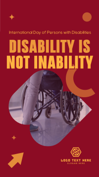 Disability Awareness Facebook Story Design