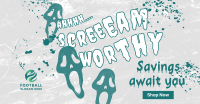 Scream Worthy Discount Facebook Ad Design