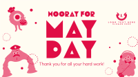 Hooray May Day Facebook event cover Image Preview
