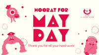 Hooray May Day Facebook event cover Image Preview