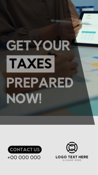 Prep Your Taxes Instagram story Image Preview