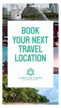 Book Your Travels Facebook Story Design