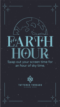 Earth Hour Sky TikTok Video Image Preview