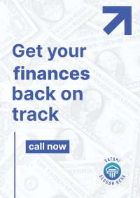 Modern Finance Back On Track Flyer Image Preview