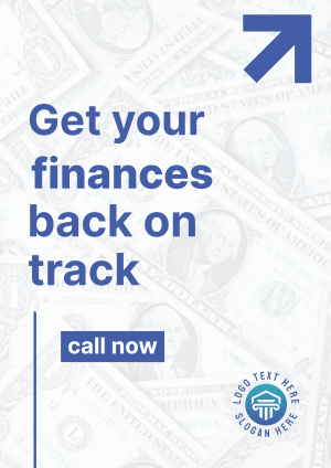 Modern Finance Back On Track Flyer Image Preview