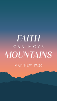 Faith Move Mountains Facebook Story Image Preview