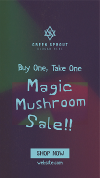 Psychedelic Mushroom Sale TikTok Video Image Preview