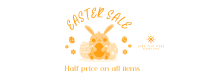 Easter Rabbit Sale Facebook Cover Design