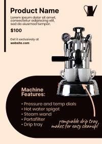 Espresso Machine Flyer Image Preview