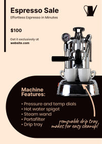 Espresso Machine Flyer Design
