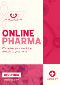 Online Pharma Business Medical Flyer Image Preview