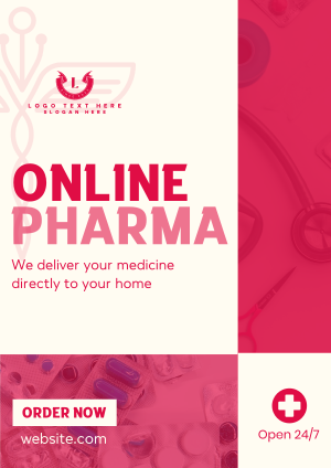 Online Pharma Business Medical Flyer Image Preview