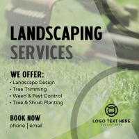Professional Landscaping Linkedin Post Image Preview