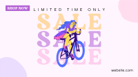 Pedal Your Way Sale Animation Design