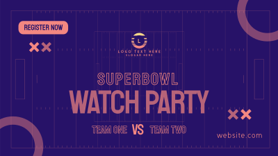 Super Bowl Touchdown Facebook event cover Image Preview