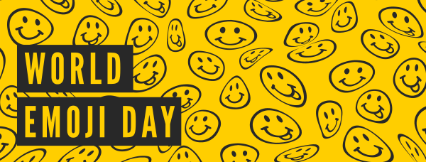 Trippy Emoji Facebook Cover Design Image Preview