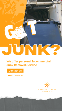 Junk Removal Service Instagram Story Design