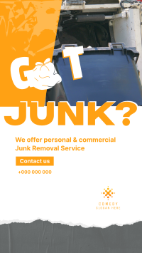 Junk Removal Service Instagram story Image Preview