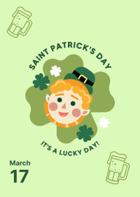Smiling St. Patrick Poster Image Preview
