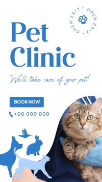 Bright Pet Clinic Instagram Story Design