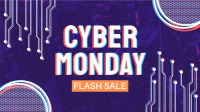 Cyber Monday Flash Sale Facebook event cover Image Preview